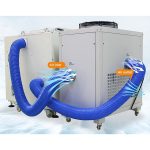 žemos temperatūros oro aušinamas cirkuliacinis planetinis rutulinis malūnas