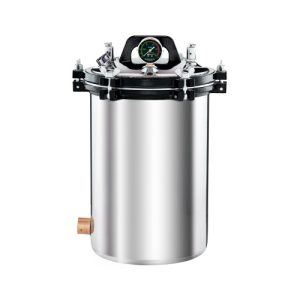 nešiojamas anglimi ir elektra šildomas slėginis garų sterilizatorius